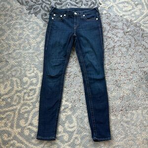 True Religion Super Skinny Denim Jeans Blue 28